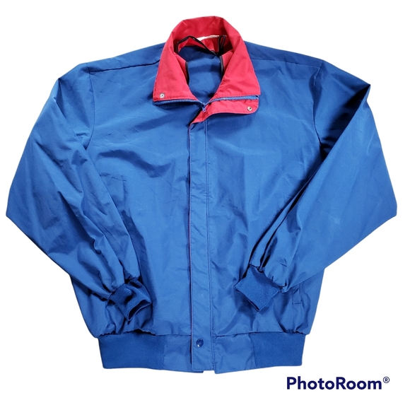 Vintage UNITOG Union Made In the USA Mens Jacket Size 48 XL Blue Red. 28Wx29.5L - Picture 2 of 5